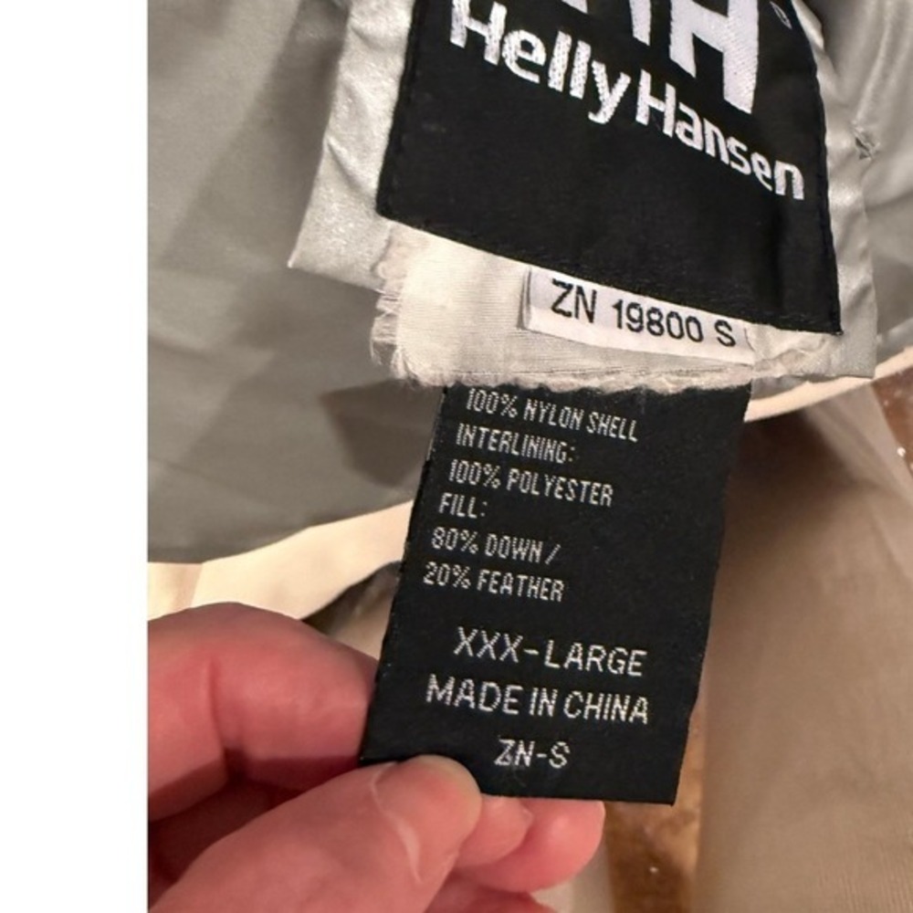 VTG Helly Hansen Down Puffer Jacket Reversible We… - image 10
